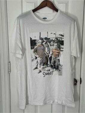 Old Navy White Sandlot Tee